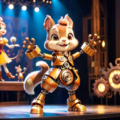 shanghai disney,disney character,tokyo disneyland,musical rodent,tokyo disneysea,cute cartoon character,squirell,mascot,mainzelmännchen,conductor,the mascot,toy's story,figaro,movie star,banjo bolt,big band,mice,disney sea,rodents,geppetto,Anime,Anime,Cartoon