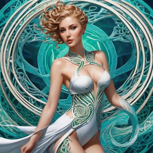 fantasy art,celtic queen,mermaid background,celtic woman,zodiac sign libra,the zodiac sign pisces,merfolk,mermaid vectors,aphrodite,horoscope libra,sorceress,virgo,siren,the sea maid,the enchantress,mermaid,fantasy woman,fantasy portrait,blue enchantress,water nymph,Conceptual Art,Sci-Fi,Sci-Fi 24