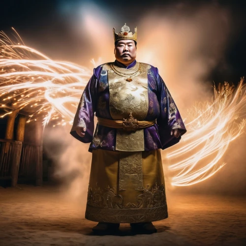 shuanghuan noble,emperor,wild emperor,fire master,yi sun sin,fire artist,sejong-ro,taiwanese opera,king lear,genghis khan,korean royal court cuisine,jeongol,fire eater,sumo wrestler,joss stick,korean history,qi-gong,high priest,choi kwang-do,makchang gui,Photography,Artistic Photography,Artistic Photography 04