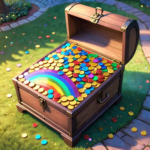 candy crush,treasure chest,gumball machine,candy cauldron,music chest,rainbow butterflies,jigsaw puzzle,a drawer,colorful heart,ball pit,toy box,orbeez,heart candies,candies,savings box,gift box,drawer,pot of gold background,candy pattern,crate of fruit,Anime,Anime,Cartoon