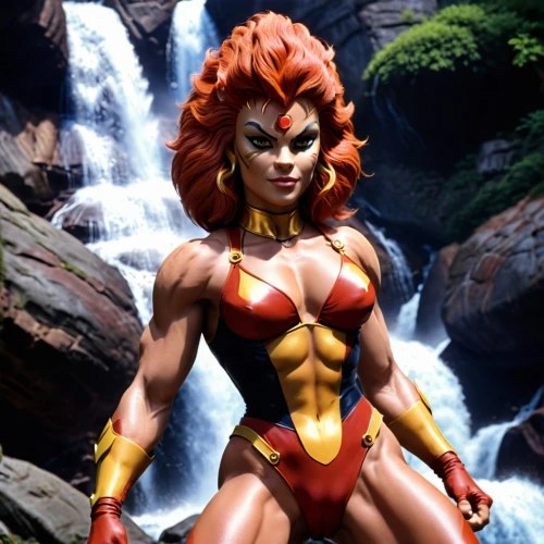 fantasy woman,bodypaint,muscle woman,female warrior,bodypainting,goddess of justice,firestar,body painting,super heroine,warrior woman,hard woman,starfire,captain marvel,head woman,symetra,figure of justice,strong woman,vivora,cosplay image,ronda,Photography,General,Cinematic