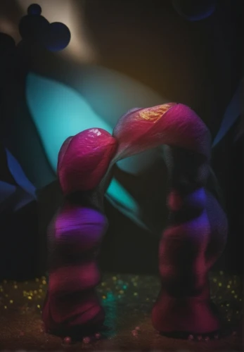 bokeh hearts,drawing with light,light paint,bokeh,bokeh effect,marzipan figures,toadstools,lava lamp,background bokeh,light drawing,neon ghosts,plush figures,bokeh lights,figurines,light art,club mushroom,light painting,3d render,stylized macaron,cinema 4d,Photography,General,Cinematic