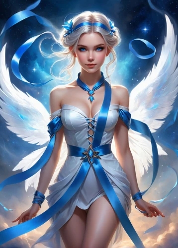 blue enchantress,angel wings,angel wing,angel,angel girl,guardian angel,ice queen,fantasy art,archangel,baroque angel,faerie,vintage angel,fire angel,fallen angel,winged heart,uriel,fantasy woman,angel face,fantasy picture,zodiac sign libra,Illustration,Realistic Fantasy,Realistic Fantasy 01