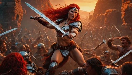 female warrior,warrior woman,massively multiplayer online role-playing game,heroic fantasy,barbarian,strong women,fantasy woman,fantasy warrior,hard woman,strong woman,fantasy art,wall,woman power,sterntaler,fantasy picture,guards of the canyon,huntress,valhalla,warrior and orc,swordswoman,Photography,General,Fantasy