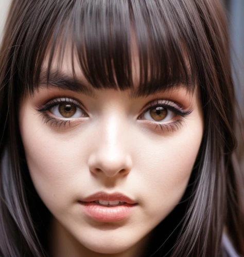doll's facial features,heterochromia,women's eyes,girl portrait,realdoll,eyes makeup,pupils,beautiful young woman,beautiful face,mystical portrait of a girl,portrait of a girl,natural cosmetic,pretty young woman,mascara,young woman,artificial hair integrations,beauty face skin,eyes,women's cosmetics,vintage makeup