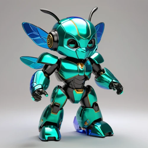 minibot,blue wooden bee,drone bee,3d model,butomus,bot,topspin,scarab,bee,bolt-004,bombyx mori,cyan,silk bee,brush beetle,pixaba,mech,mecha,beetle,skylanders,leaf beetle,Unique,3D,3D Character