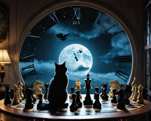 clockmaker,chess pieces,play chess,chess game,moon phase,chess,fantasy picture,play escape game live and win,chess player,halloween poster,halloween scene,watchmaker,jigsaw puzzle,halloween decor,halloween cat,cat lovers,halloween travel trailer,halloween decoration,vertical chess,cat image,Photography,Artistic Photography,Artistic Photography 10