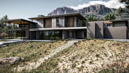 house in mountains,house in the mountains,modern house,3d rendering,modern architecture,eco-construction,dunes house,luxury home,luxury property,build by mirza golam pir,timber house,beautiful home,render,crib,the cabin in the mountains,chalet,mountainside,cubic house,large home,alpine style