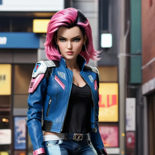 realdoll,marvel figurine,barbie,xmen,x-men,actionfigure,action figure,kotobukiya,fashion dolls,collectible action figures,3d figure,female doll,barbie doll,x men,plastic model,leather jacket,birds of prey-night,cosplay image,denim jacket,fashion doll,Photography,General,Commercial