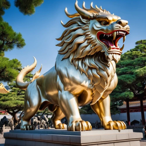 lion fountain,stone lion,lion capital,golden dragon,chinese dragon,lion,forbidden palace,lion white,lion head,capitoline wolf,osaka castle,two lion,lion - feline,jeongol,chinese imperial dog,lion number,soochow university,xi'an,liger,lion's coach,Photography,General,Realistic