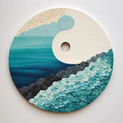 yinyang,yin-yang,yin yang,sand clock,junshan yinzhen,japanese wave paper,yin and yang,rock painting,circular puzzle,zen stones,plate full of sand,shirakami-sanchi,japanese waves,dharma wheel,taijitu,circular,wooden plate,circle paint,bagua,wall clock,Illustration,Japanese style,Japanese Style 17