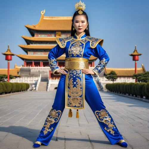 asian costume,xi'an,inner mongolian beauty,oriental princess,forbidden palace,shuanghuan noble,martial arts uniform,mulan,taiwanese opera,temple of heaven,asian culture,tai qi,beijing,beijing or beijing,teal blue asia,blue and white china,wushu,peking opera,chinese background,china,Photography,General,Realistic