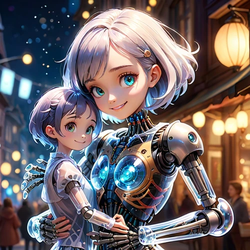 cg artwork,knight festival,meteora,harajuku,winter festival,game illustration,little boy and girl,sci fiction illustration,boy and girl,father and daughter,french digital background,two girls,3d fantasy,winterblueher,knights,lux,doll's festival,knight armor,mother and daughter,kids illustration,Anime,Anime,Cartoon