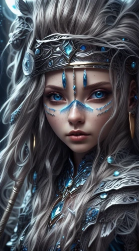ice queen,the snow queen,ice princess,blue enchantress,fantasy portrait,fantasy art,elven,mystical portrait of a girl,white rose snow queen,winterblueher,silvery blue,the enchantress,priestess,faery,sorceress,celtic queen,warrior woman,zodiac sign libra,fantasy picture,suit of the snow maiden