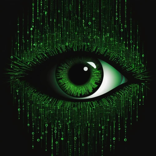 biometrics,eye scan,matrix,matrix code,eye tracking,robot eye,encryption,cyber,cyber glasses,green wallpaper,cyberspace,cryptography,eye,all seeing eye,green,cybernetics,data retention,kasperle,cyberpunk,women's eyes,Illustration,Black and White,Black and White 02