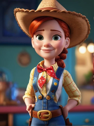 toy's story,agnes,toy story,maci,cowgirl,coco,cowgirls,cinnamon girl,clay animation,sheriff,nora,countrygirl,disney character,miguel of coco,princess anna,cute cartoon character,clay doll,penny,tiana,adelita,Photography,General,Cinematic