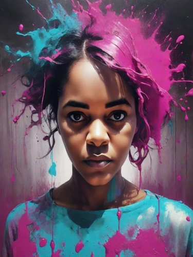 graffiti art,world digital painting,chalk drawing,mystical portrait of a girl,digital painting,oil painting on canvas,painting technique,the festival of colors,art painting,digital art,street artist,graffiti,child portrait,girl drawing,cmyk,girl portrait,hand digital painting,ipê-rosa,digital artwork,painting,Photography,Cinematic