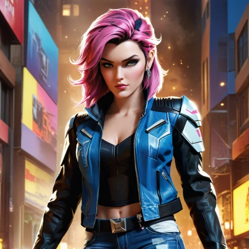 renegade,cg artwork,mobile video game vector background,game illustration,cyberpunk,punk,nova,birds of prey-night,game art,nora,sci fiction illustration,dusk background,lex,kat,action-adventure game,background images,jacket,leather jacket,kosmea,veronica,Photography,General,Commercial