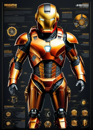 ironman,iron-man,tony stark,iron man,kryptarum-the bumble bee,vector graphics,medical concept poster,iron mask hero,wireframe graphics,bumblebee,armored,vector infographic,steel man,heavy armour,knight armor,metallurgy,armor,armour,protective clothing,gold foil 2020,Unique,Design,Infographics