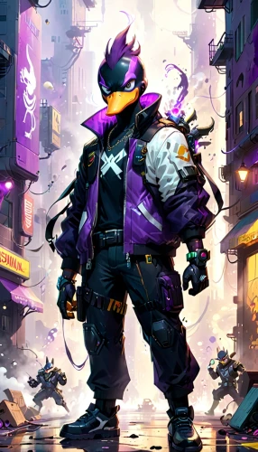 cyberpunk,city pigeon,enforcer,purple wallpaper,city pigeons,street pigeon,raven rook,street pigeons,bastion,hk,mercenary,3d crow,purple background,bird robin,patrols,sentinel,purple,pyro,owl background,jackal,Anime,Anime,Cartoon