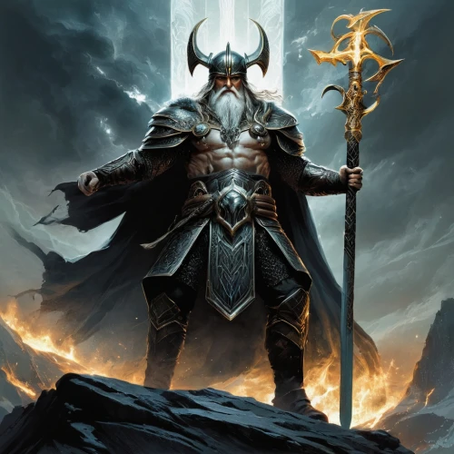 heroic fantasy,norse,paladin,thorin,death god,god of thunder,odin,viking,dane axe,dark elf,cleanup,massively multiplayer online role-playing game,warlord,fantasy warrior,wall,crusader,northrend,alaunt,poseidon,pall-bearer,Conceptual Art,Fantasy,Fantasy 12