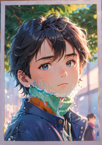 violet evergarden,blue rain,precipitation,honolulu,weather-beaten,angel's tears,raindrop,tear,crying heart,rainy,after the rain,cg artwork,after rain,snowfall,portrait background,drop of rain,worried,ice rink,crying angel,ice rain,Anime,Anime,General