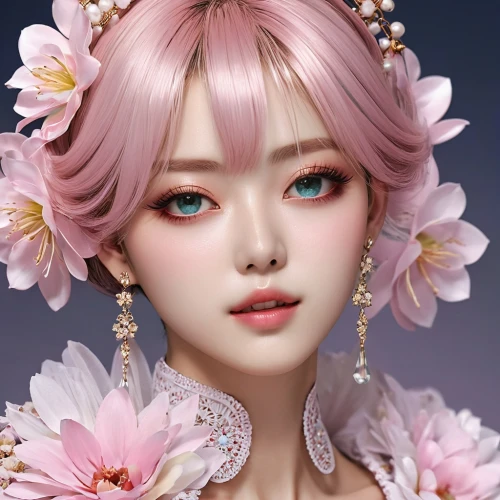 doll's facial features,realdoll,peony pink,porcelain dolls,porcelain doll,artist doll,peach blossom,flower fairy,pink beauty,peach flower,sakura blossom,pink cherry blossom,camellia blossom,camellia,fashion doll,peach rose,japanese doll,barbie doll,pink peony,female doll,Photography,General,Realistic