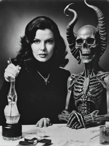 vintage skeleton,vintage halloween,vampira,memento mori,gothic portrait,goth weekend,dance of death,vintage man and woman,goth subculture,conjure up,dark gothic mood,jane russell-female,retro halloween,online dating,angel and devil,scull,voodoo woman,american gothic,hallowe'en,photomontage,Photography,Documentary Photography,Documentary Photography 03