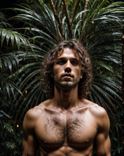 tarzan,cave man,caveman,gardener,greek god,neanderthal,shirtless,fernano alonso,garden of eden,bodhi,nature and man,amazonian oils,jungle,forest man,rio serrano,organic coconut oil,urtica,uomo vitruviano,palm oil,sacred fig