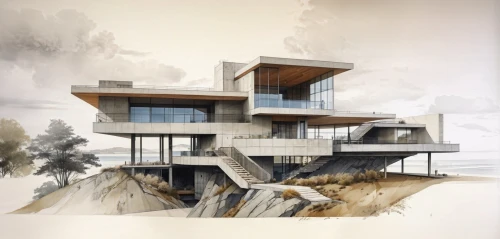 habitat 67,dunes house,modern architecture,modern house,cubic house,house drawing,cube stilt houses,archidaily,contemporary,kirrarchitecture,arhitecture,architect plan,dune ridge,exposed concrete,eco-construction,futuristic architecture,3d rendering,mid century house,house by the water,cube house
