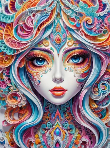 psychedelic art,boho art,kaleidoscope art,masquerade,bodypainting,colorful foil background,mermaid vectors,colorful background,fairy peacock,fantasy art,psychedelic,body painting,medusa,colourful pencils,colorful spiral,fractals art,fantasy portrait,fabric painting,mermaid background,aquarius,Illustration,Black and White,Black and White 03