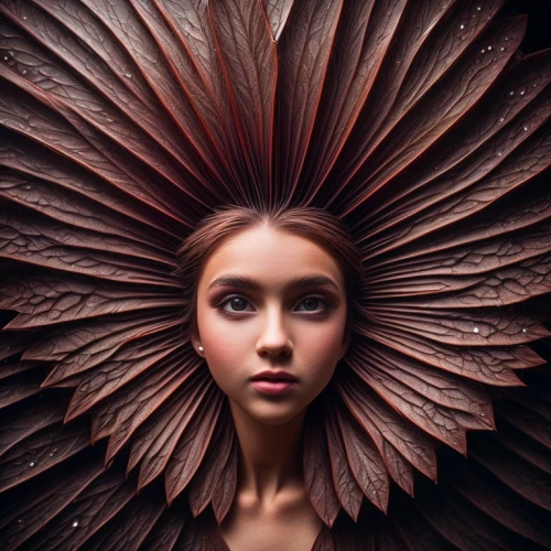girl in a wreath,feather headdress,headdress,peacock,mystical portrait of a girl,fairy peacock,conceptual photography,peacock feathers,polynesian girl,peacock feather,forest anemone,agave,peacock eye,gerbera,sunflower paper,feathers,crown-of-thorns,fabric flower,indian headdress,portrait photography