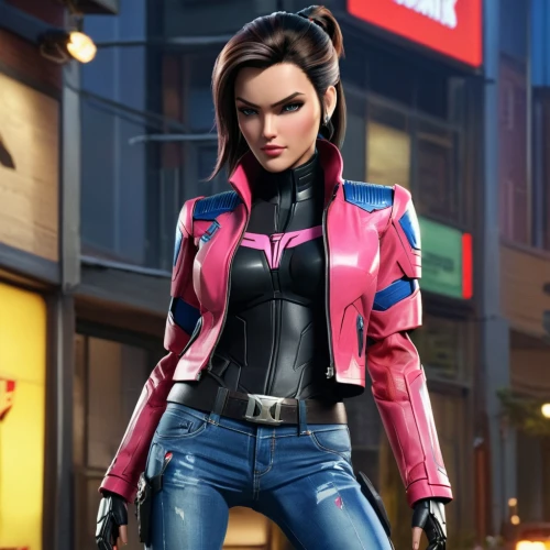 catwoman,jacket,pink leather,leather jacket,clove pink,pink vector,bolero jacket,nora,harley,nova,the pink panter,game character,x-men,cg artwork,shoulder pads,veronica,wasp,pink quill,huntress,super heroine,Photography,General,Commercial