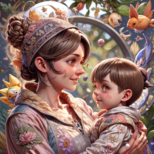capricorn mother and child,fairy tale icons,children's fairy tale,little boy and girl,vanessa (butterfly),mother and father,little girl and mother,mother,fantasy portrait,mother and son,david-lily,mother and child,mother with child,fairy tale character,boy and girl,mother's,autumn icon,fairy tale,happy mother's day,mulberry family