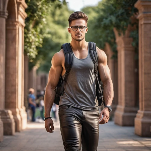 male model,muscular,fitness professional,sleeveless shirt,latino,fitness model,arms,leather,mass,men's wear,danila bagrov,muscle icon,muscle man,male person,male character,body building,action hero,vest,walking man,3d man,Photography,General,Natural