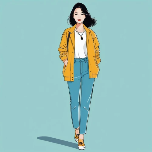 fashion vector,fashionable girl,fashion girl,fashion sketch,fashion illustration,parka,woman in menswear,jacket,women fashion,fashion doll,vector girl,vector illustration,retro girl,outerwear,coat color,women clothes,songpyeon,fashionable clothes,anime japanese clothing,jeans pattern,Illustration,Vector,Vector 01
