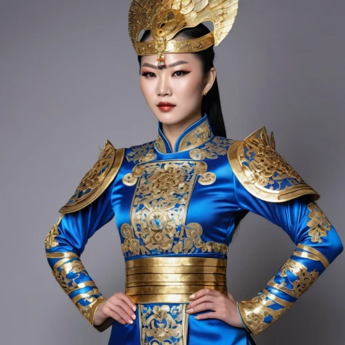 asian costume,miss vietnam,inner mongolian beauty,peking opera,oriental princess,taiwanese opera,kaew chao chom,bia hơi,mulan,shuanghuan noble,nước chấm,tai qi,cao lầu,asian conical hat,xuan lian,rou jia mo,gỏi cuốn,asian woman,su yan,diaojiaolou,Photography,General,Realistic