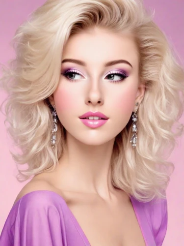 dahlia pink,pink beauty,airbrushed,barbie doll,pink-purple,dahlia purple,realdoll,women's cosmetics,artificial hair integrations,vintage makeup,purple and pink,eyes makeup,lilac,light purple,romantic look,purple dahlia,purple,purple lilac,barbie,cosmetic products