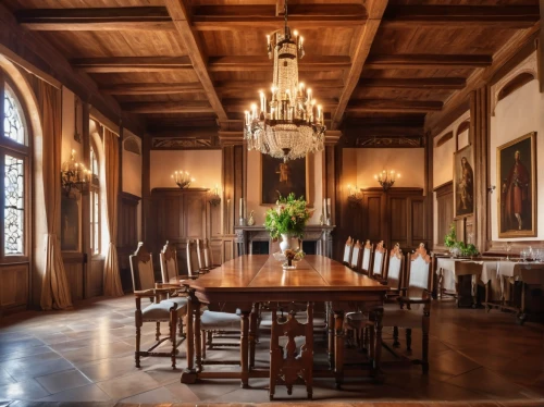 dining room,dining room table,breakfast room,dining table,elizabethan manor house,hotel de cluny,frisian house,chateau margaux,wooden beams,kitchen & dining room table,danish furniture,danish room,house hevelius,wooden floor,casa fuster hotel,board room,billiard room,villa cortine palace,restaurant bern,hardwood floors,Photography,General,Realistic