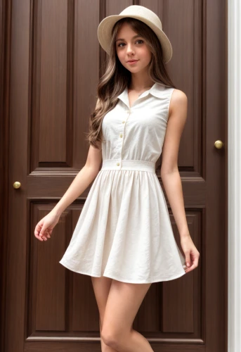 white winter dress,girl in white dress,country dress,doll dress,dress doll,panama hat,sheath dress,women's clothing,white dress,day dress,little girl dresses,women clothes,one-piece garment,bridal clothing,white clothing,vintage dress,women fashion,girl wearing hat,ladies clothes,party dress