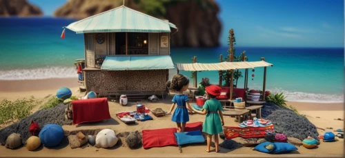 beach restaurant,beach tent,seaside resort,beach bar,beach furniture,beach hut,playmobil,the beach fixing,summer beach umbrellas,building sets,fishing village,fishing tent,popeye village,mountain beach,beach toy,fisherman's hut,beach resort,beach defence,castaway beach,seaside country,Photography,General,Fantasy