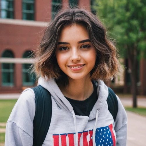 girl in t-shirt,college student,a girl's smile,madison,beautiful young woman,northeastern,layered hair,academic,cute,pretty young woman,student with mic,student,eurasian,georgia,cg,teen,girl portrait,indiana,adorable,beautiful girl,Photography,Documentary Photography,Documentary Photography 23