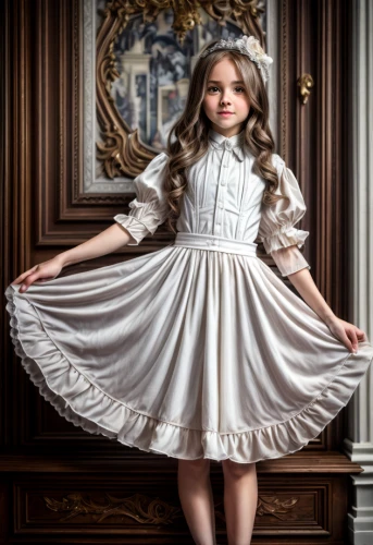 doll dress,white winter dress,little girl dresses,dress doll,overskirt,bridal clothing,vintage dress,girl in white dress,the girl in nightie,rococo,crinoline,a girl in a dress,tea party collection,quinceanera dresses,vintage angel,victorian style,french silk,princess sofia,ballerina girl,country dress
