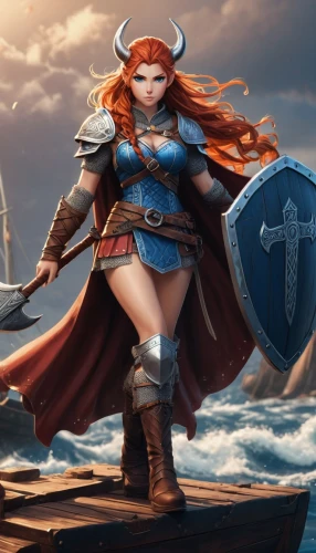 female warrior,merida,viking,massively multiplayer online role-playing game,nami,strong woman,norse,catarina,celtic queen,warrior woman,elza,viking ship,vikings,monsoon banner,strong women,minerva,joan of arc,wind warrior,heroic fantasy,the zodiac sign taurus,Unique,3D,Isometric