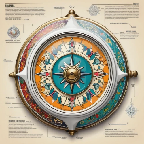 magnetic compass,bearing compass,compass,compass direction,compass rose,barometer,ship's wheel,dharma wheel,planisphere,chronometer,sand clock,ships wheel,harmonia macrocosmica,wind rose,astronomical clock,orrery,compasses,dartboard,geocentric,navigation,Unique,Design,Infographics