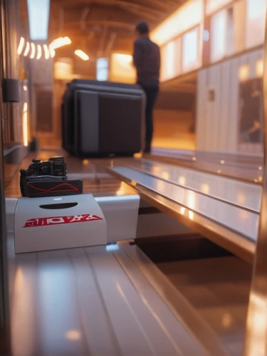 lego trailer,leica,baggage hall,delta,anvil,delta-wing,logistics drone,747,conveyor belt,luggage compartments,luggage,tilt shift,sony alpha 7,aaa,arrival,carrying case,suitcase,b-747,luggage and bags,mesa,Photography,General,Commercial