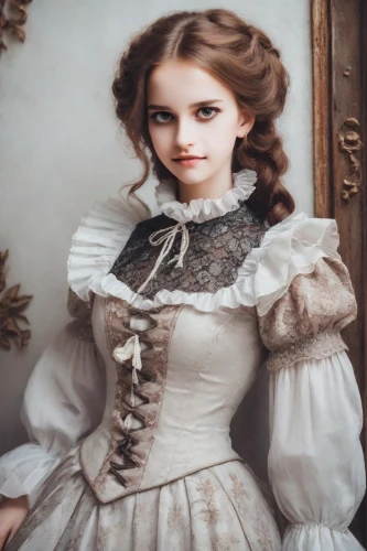 victorian lady,victorian style,victorian fashion,female doll,the victorian era,portrait of a girl,girl in a historic way,gothic portrait,victorian,porcelain doll,porcelain dolls,vintage female portrait,white lady,old elisabeth,young lady,jane austen,young woman,painter doll,madeleine,doll's house,Photography,Realistic
