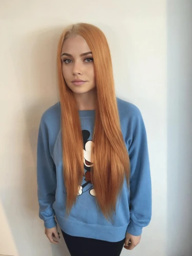 caramel color,eurasian,sweatshirt,lace wig,smooth hair,long-sleeved t-shirt,long blonde hair,cinnamon girl,belarus byn,bylina,ginger rodgers,blonde hair,orange color,russian doll,blonde,blond hair,samara,long hair,girl pony,gorj