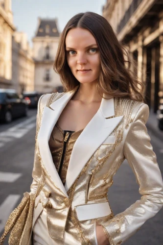 daisy jazz isobel ridley,madeleine,paris,french silk,business woman,w 21,spy,vogue,agent provocateur,bonjour bongu,boeuf à la mode,gold business,bolero jacket,woman in menswear,gold foil 2020,businesswoman,mary-gold,louis vuitton,orsay,business girl,Photography,Commercial