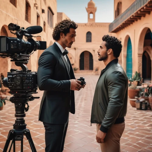 shooting a movie,wedding icons,cinematography,actors,filmmakers,husbands,commercial,cinematographer,behind the scenes,movie production,business icons,suit actor,morocco,wedding photographer,exchange of ideas,connect competition,oman,film roles,cameras,influencer,Photography,General,Realistic